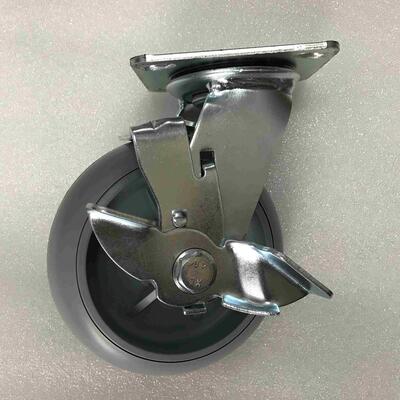 Roda Para Carro de Limpeza com Travão
